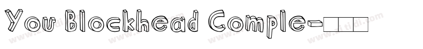 You Blockhead Comple字体转换